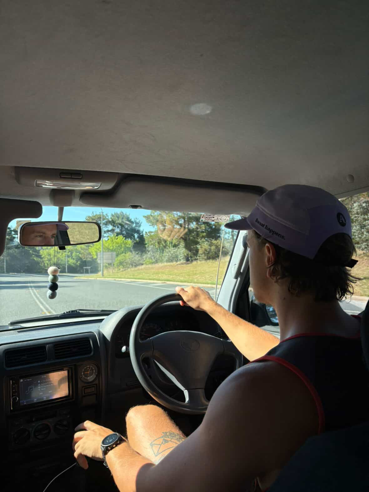 5-Panel Running Cap: Lilac