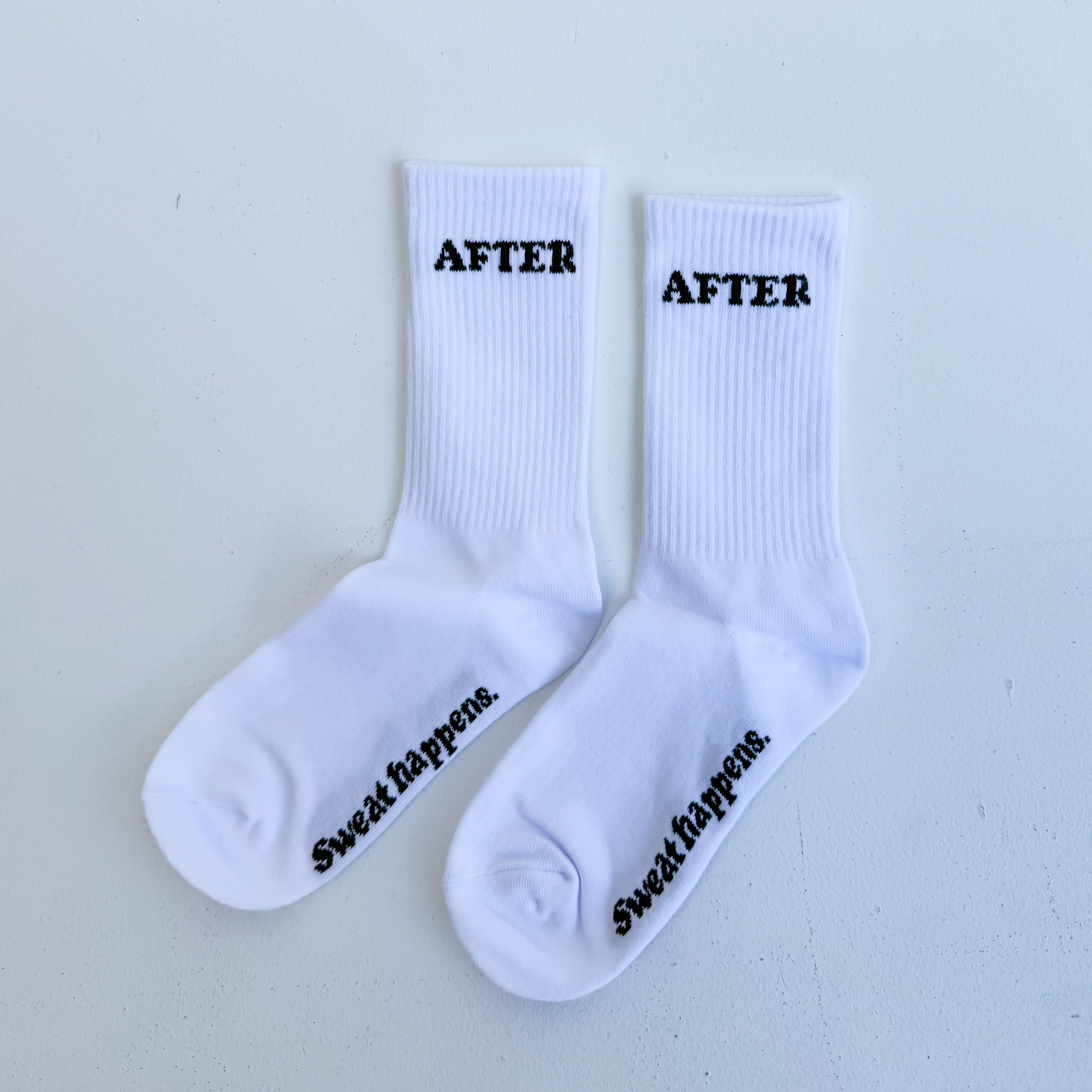Ribbed Crew Socks